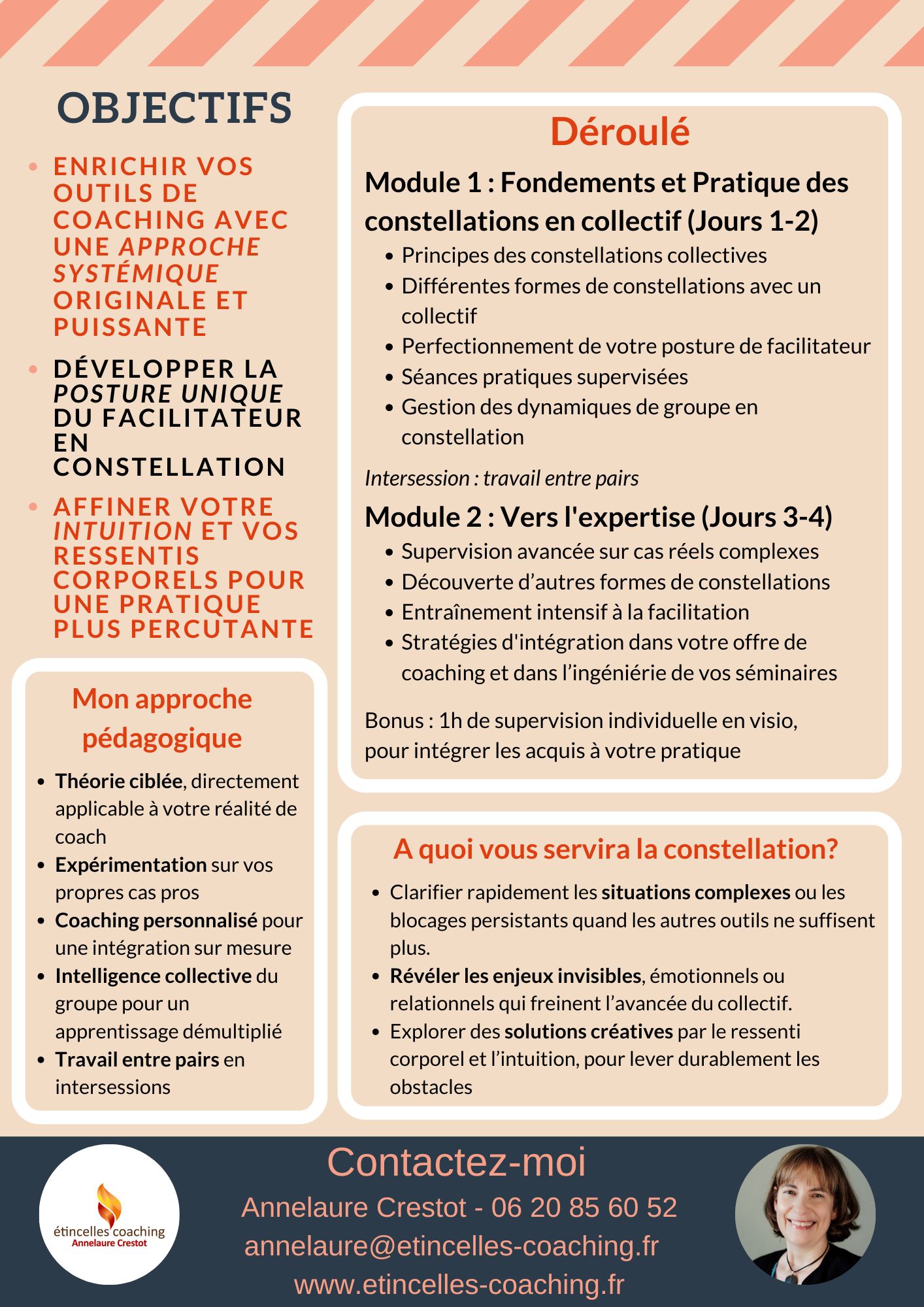 affiche constellations d'organisation en collectif verso